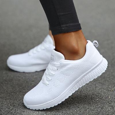 Sneakers Shoes Women Lace Up Sneakers For Women Comfortable Women's Sports Shoes Non-Slip Shoes For Woman Footwear