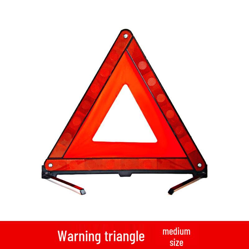 Vehicle Emergency Kit: Triangle Sign, Annual Inspection Set, Water-Based Fire Extinguisher