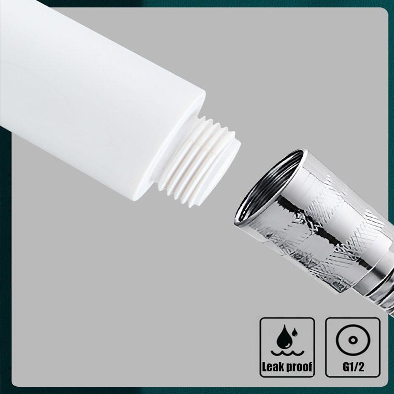 Hollow Out Design High Pressure Shower Head 3 Modes One-Key Stop Spray Nozzle High Pressure Water Saving Spray Showerhead