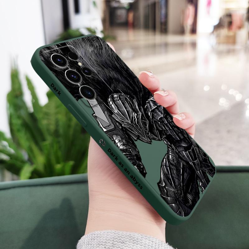 Dark Mech Phone Case For Samsung Galaxy S24 S23 S22 S21 S20 S10 S10E Ultra Plus FE Note 20 Ultra 10 Plus Cover
