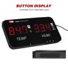 Intelligent Temperature Humidity Meter with LED Digital Display Screen Wall Mounted Digital Thermometer Hygrometer