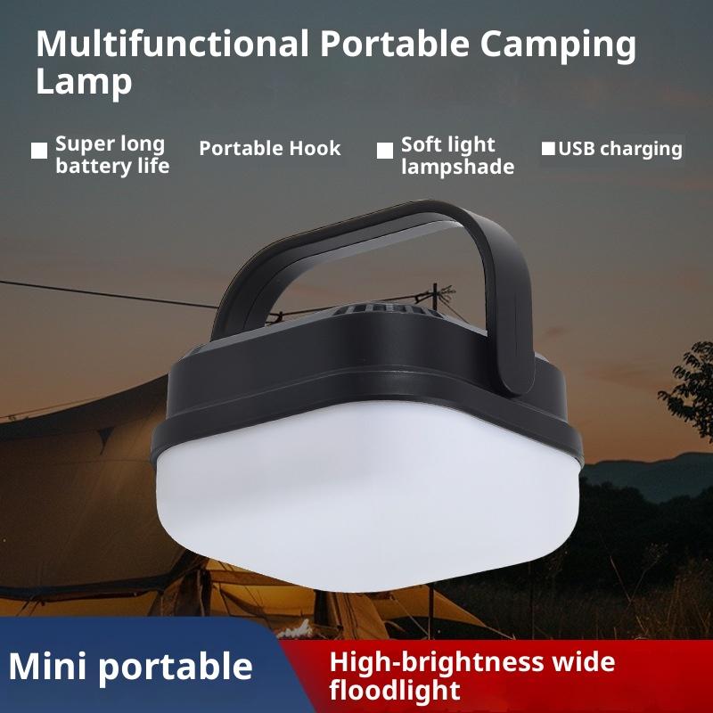 Super Bright Minisolar Camping Lantern Rechargeable High Power Bank Led Tent Light Portable Work Repair Lamp Three Modes