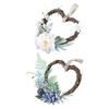 Flower Wreath Front Door Garland for Valentine'S Day Christmas Outdoor Decor
