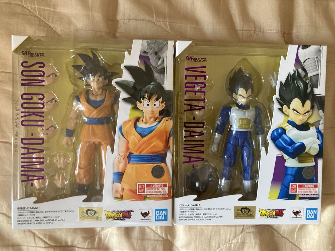

[USED] S.H.Figuarts Son Goku & Vegeta -DAIMA- Dragon Ball