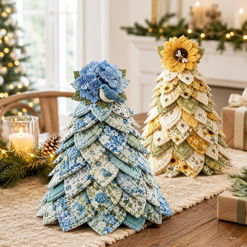 Patchwork-Weihnachtsbaum Nähset für DIY-Weihnachtsdekorationen