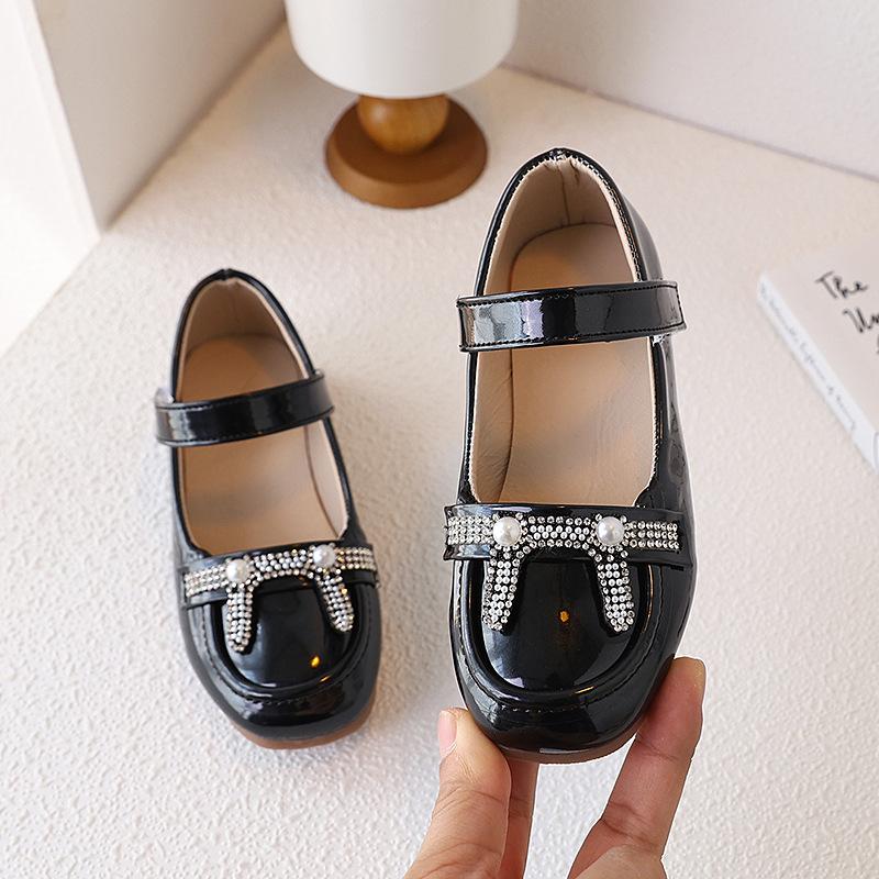 Girls Fashionable Leather Shoes: Spring Princess-Style Soft-Soled Children s Shoes, Performance Shoes 21