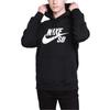 Nike Sweatshirts Men's Black Hooded Moderate Regular 846886-010