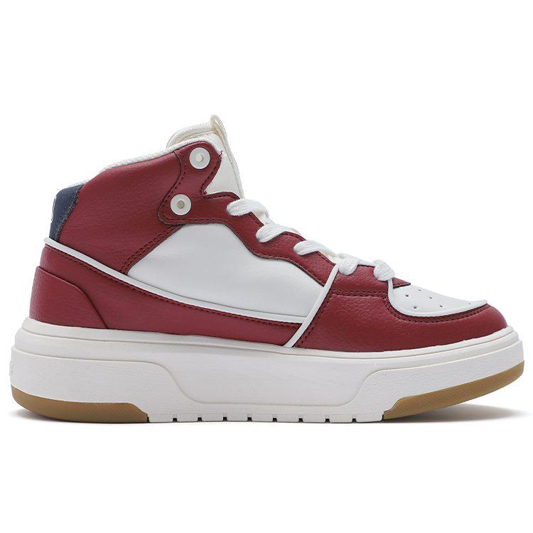 MLB Chunky Liner High Comfortable High top Skateboard Shoes Unisex Red 3ASXCB12N-43WIS