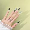 Luxury Handmade Cat Eye French Manicure Stickers - Long, Whitening & Chic