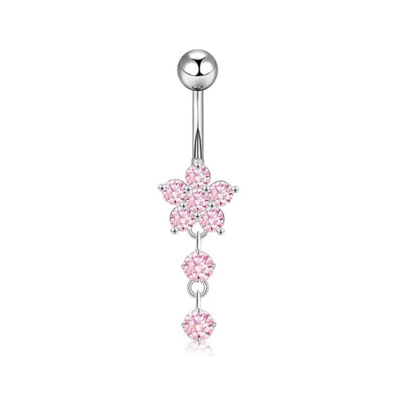 Simple Heart Navel Ring For Women Girls  Belly Button Rings Sexy Body Piercing Jewelry Exquisite Navel Ring Gifts