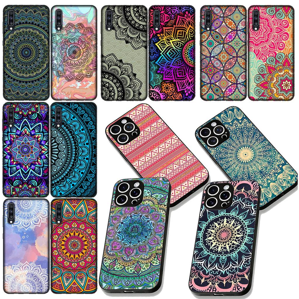 Floral Paisley Mandala flower Wood Texture Phone Case for Xiaomi Poco C85 C65 C75 X7 X6 M6 M8 F7 F8 Ultra F6 Pro Cover Casing