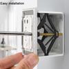 New 10/50pcs 86 Type Wall Sock Bottom Box Repair Screw Tools Wall Switch Fixed Support Rod Adjustment Socks Box Electrical Ss
