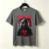 Survive Gas Mask Biohazard Tshirt Zombie Apocalypse Horror Graphic Dark Grunge Streetwear Black White Navy Casual Top Harajuku