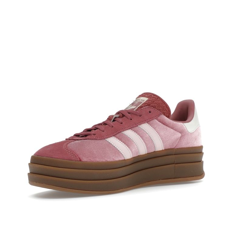 adidas Gazelle Bold Women Preloved Crimson Sandy Pink Off White Lifestyle Sneakers IG4389