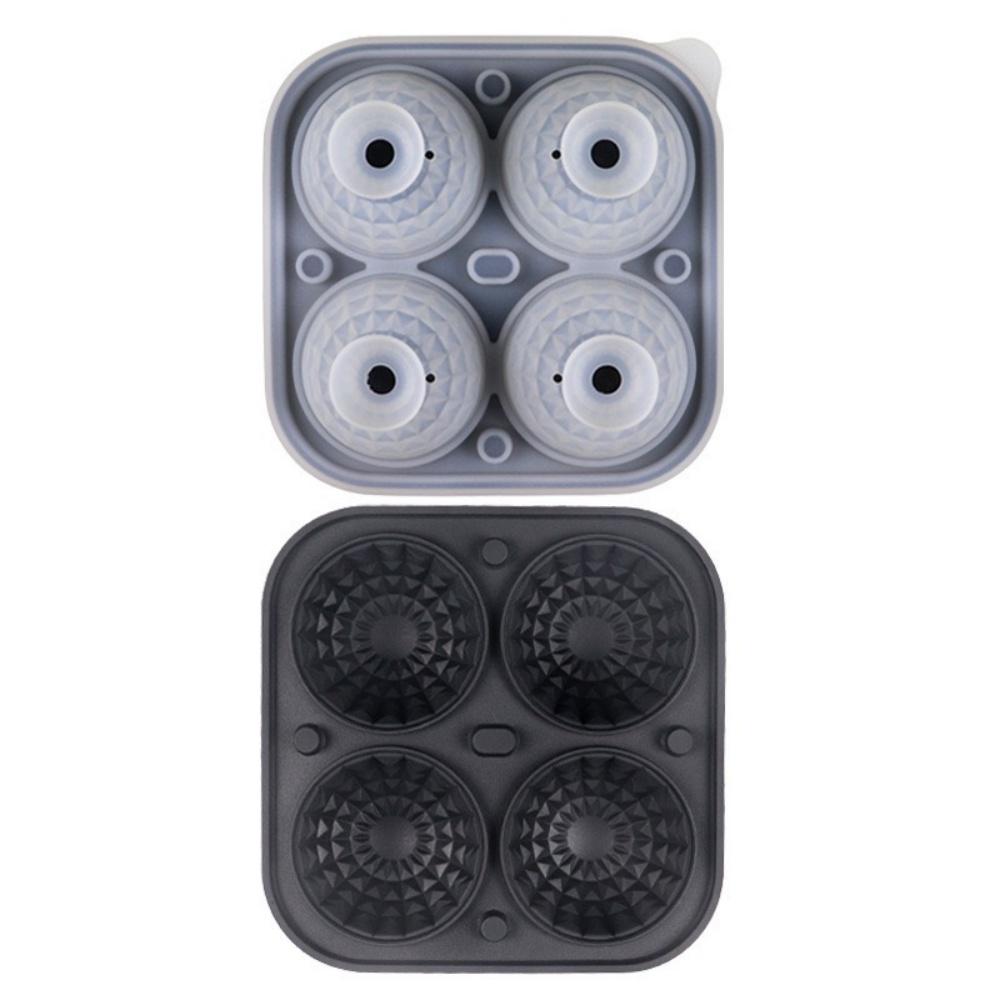 Silicone Ice Cube Mold Tray with Lid - Prism Ball Ice Cube Mold Suitable for Whisky Cocktails Juice Etc. Ice Cube Mold Cocktai 6