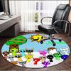 Sprunki Game Print Round Rug, Washable Floor Carpet, For Entryway Dorm Laundry Room Office Study, Home Decor Birthday Christmas Gift
