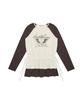 LARTIGENT L19 Angel Frill T-Shirt(Brown)