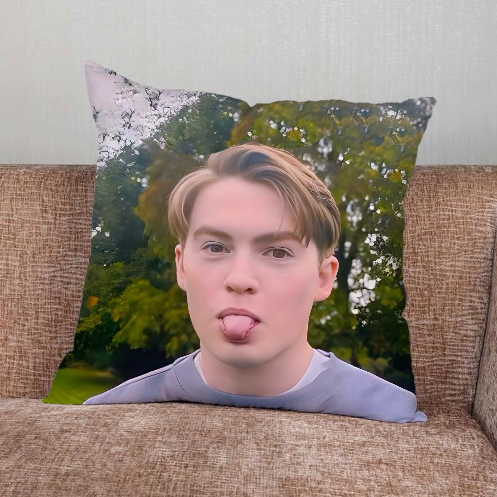 Actor Kit C-Connor Pillow Case For Home Bedroom Car Office Decoration Living Room Sofa Cushion Cover Suitable