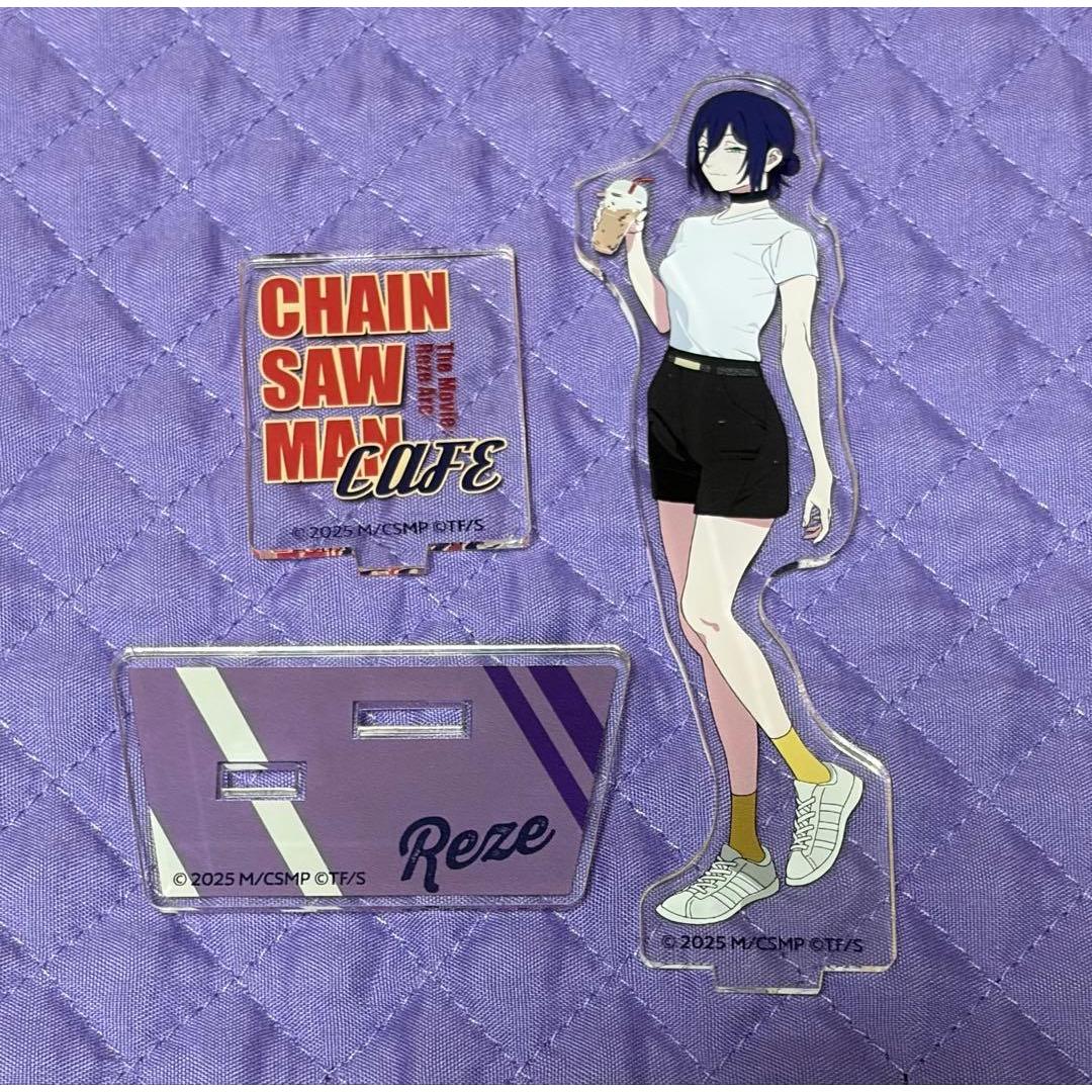 Used Reze Hen Chainsaw Man Cafe Acrylic Stand Reze