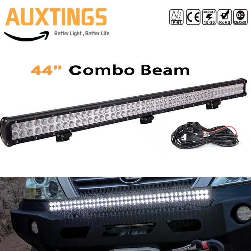 Barra LED AUXTINGS 42" 240W Curva Combo Spot/Flood - Per SUV, Camion, Fuoristrada, Barca