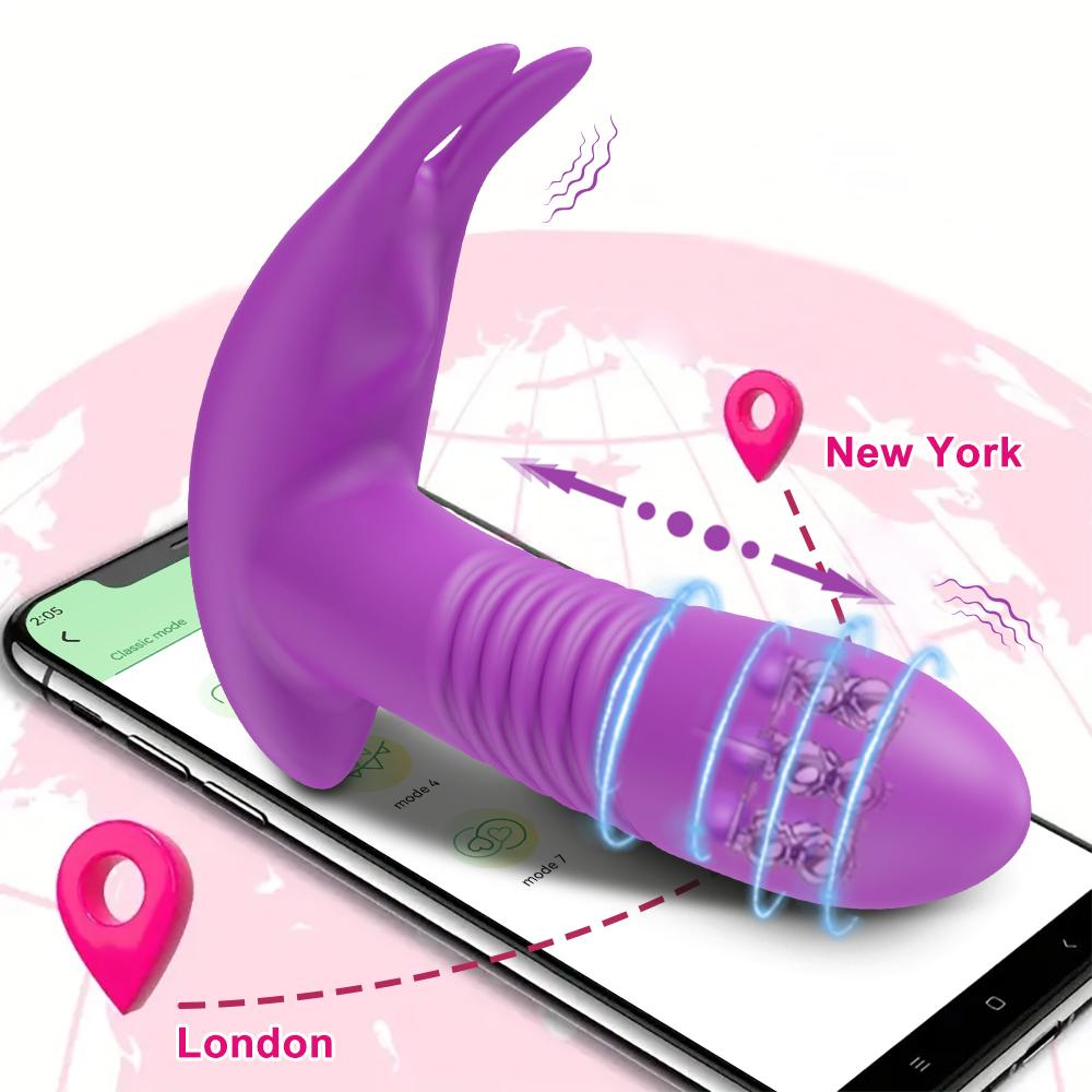 APP Bluetooth Ovládání Vaginální Vibrátor Masturbace Ženy Klitoris Vibrační Stimulátor Nositelný Vibrátor Erotické Produkty pro Dospělé