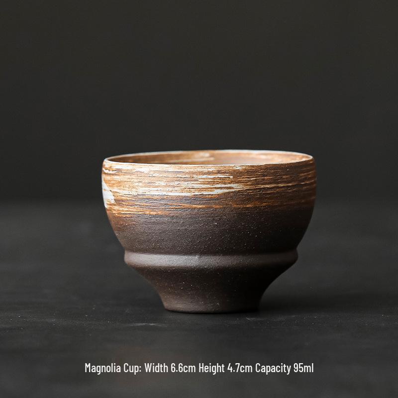 Japanese Ceramic Teacup: Shadow White Tasting Bowl