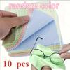 10pcs Reusable Microfiber Cleaning Cloths – Thick & Soft,for Glasses, Camera Lenses & Smartphone Screens, Non-Scratch