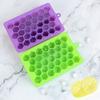 Bandeja de Hielo de Silicona de 33 Celdas Reutilizable Panal Casera Caja de Cubitos de Hielo Molde para Gelatina DIY Hielera de Silicona Molde de Bandeja de Hielo