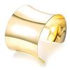 Vintage Irregular Cuff Bangle, Gold Tone Geometric Metal Bracelet, Adjustable Minimalist Jewelry for Women Daily Wear