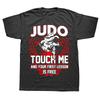 Judo Mens Oneck T Shirt Me And Your First Lesson Isfree Martial Arts BJJ Graphic Print Oneck Fighters Instructors Tee Shirt