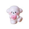 Miniature Dog Figurine for DIY Terrarium Dollhouse Decor Cute Resin Animal Statue for Fairy Garden Desktop Car Shelf Decoration Micro Landscape