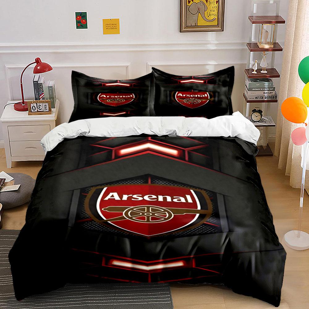 

Arsenal logo and cannon. Bedding sets Duvet cover sets Duvet covers Pillowcases(1 * Duvet Cover 2 * Pillowcases, without duvet insert) 135x200cm