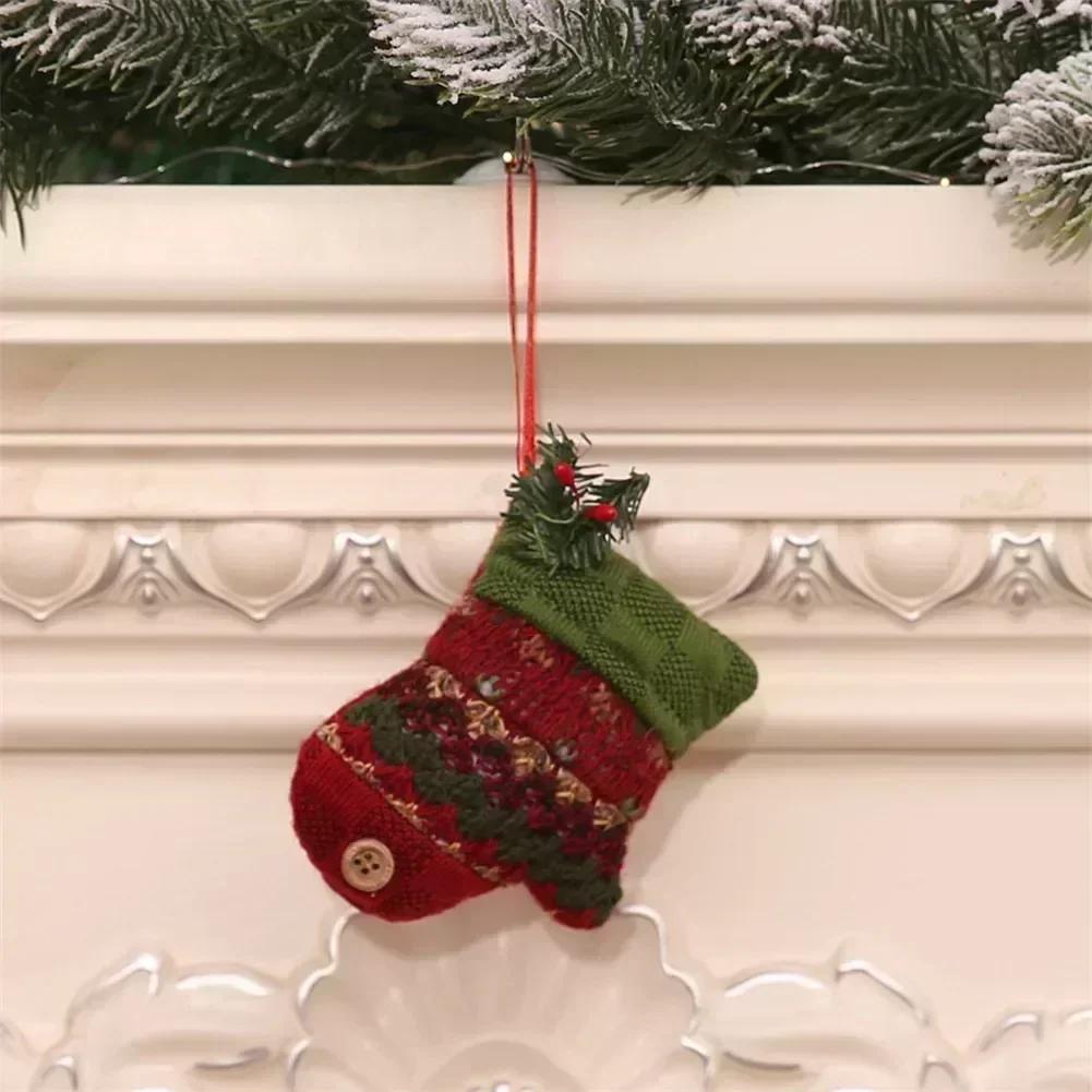 

Practical Santa Claus Toy Doll Small Pattern Pendant Christmas Ornaments Hang Decorations Beautiful Cloth Crutches