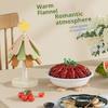 Hot Four Layer Christmas Tree Silicone Insulation Mat, One Tree Creative Coaster, Heat-resistant Foldable Placemat, Home Pot Mat
