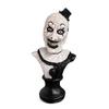 Terrifier Art The Clown Figura Horror Clown Statua da giardino per interni/esterni Decorazione di Halloween Scultura in resina di Halloween Home