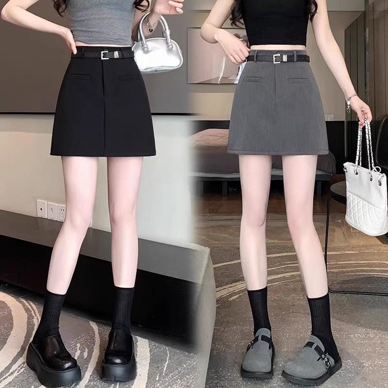 

Женская серая мини-юбка А-силуэта с высокой посадкой - Весенняя коллекция 2024, Академический стиль, Дизайн с защитой от просвечивания S