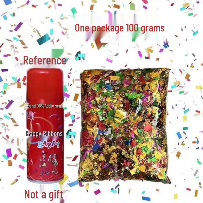 Hand-Thrown Event Confetti: Sequins, Glitter, Ribbon Fragments for Celebrations & Weddings