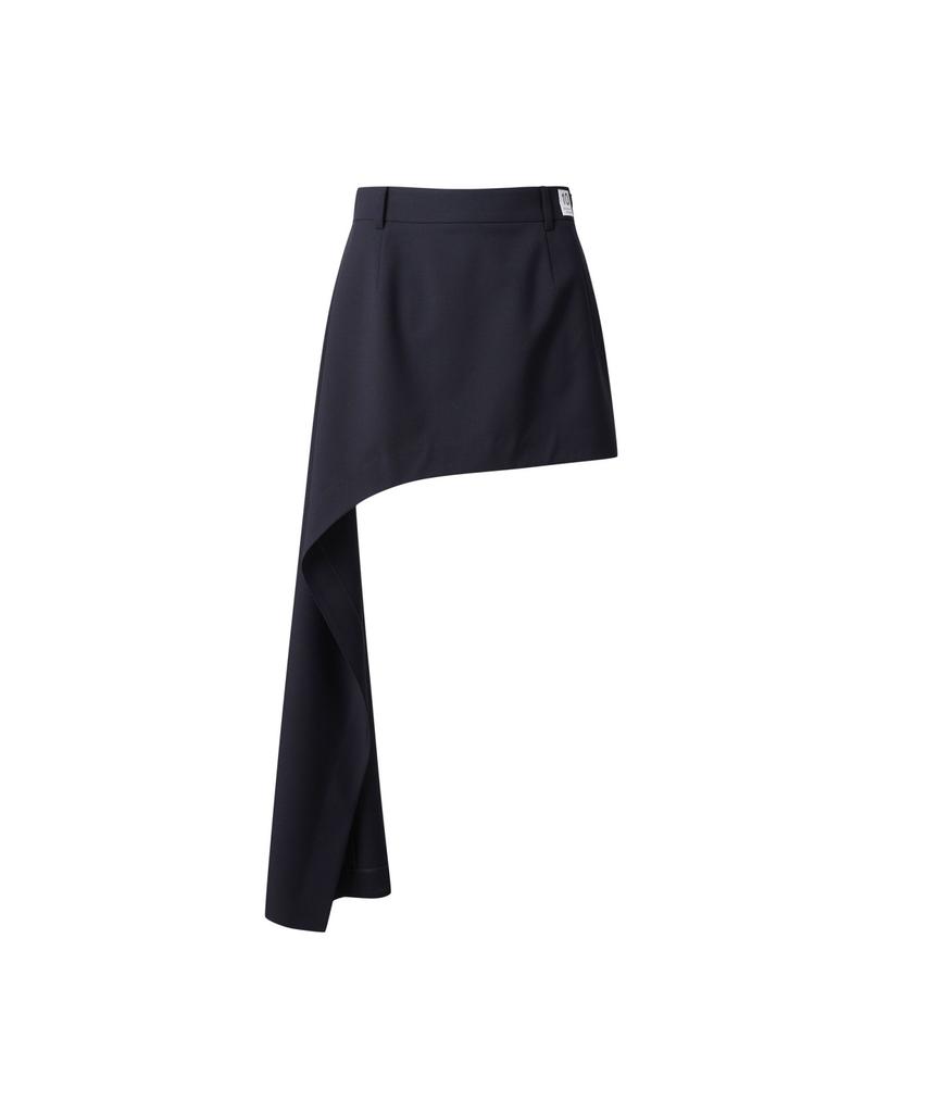 RECODE Asymmetric Draped Skirt_Rqkam25548Nyx