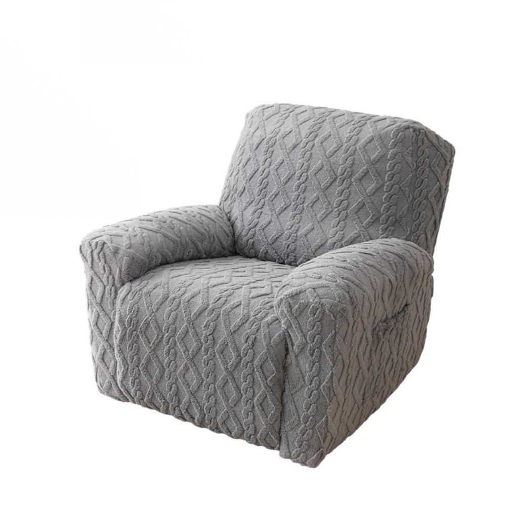 Double Side Jacquard Braid Winter Velvet Single Sofa Cover Armchair Sofa Cover Office