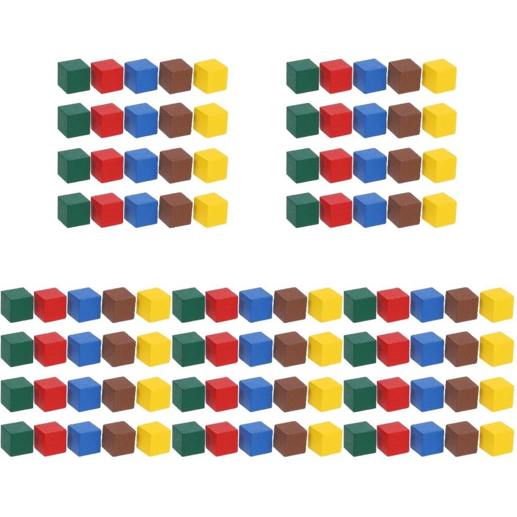 Generic Board Game Chess Pieces, 250 Squares, Tabletop Game Components, Kids Toy