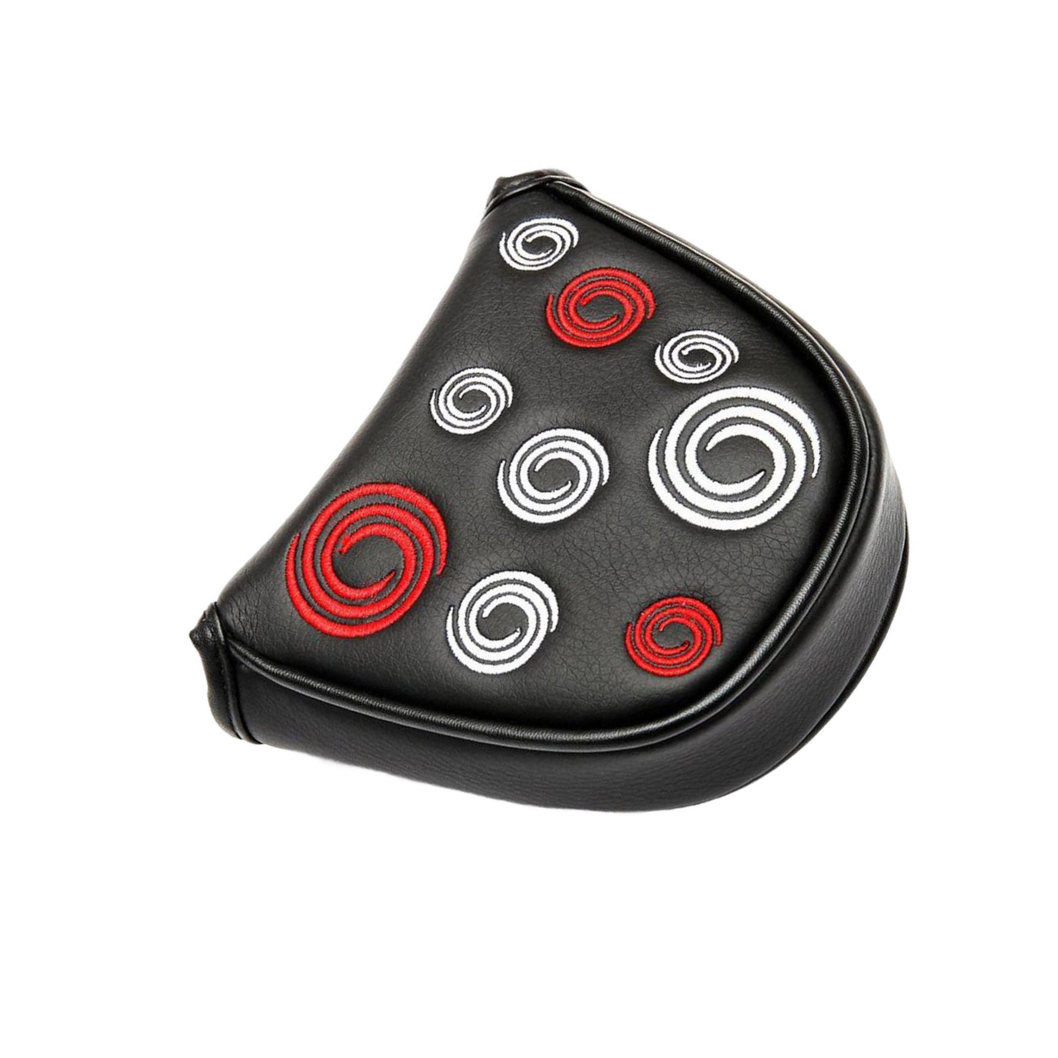 

Чехол для клюшки для гольфа с магнитным замком, полукруглый чехол для гольфа, черный, ПУ чёрный