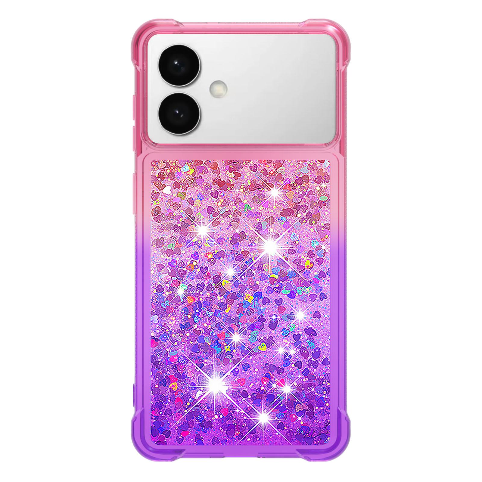 Quicksand Case for Samsung Galaxy S26 Ultra Glitter Flash Gradient Case for Samsung Galaxy S26 Edge Pro Phone Cover Fundas Coque Galaxy S26 Ultra