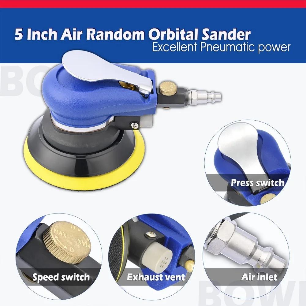 Car polishing machine, pneumatic polishing machine 5-inch polishing machine 313 vacuum sanding machine polishing tool