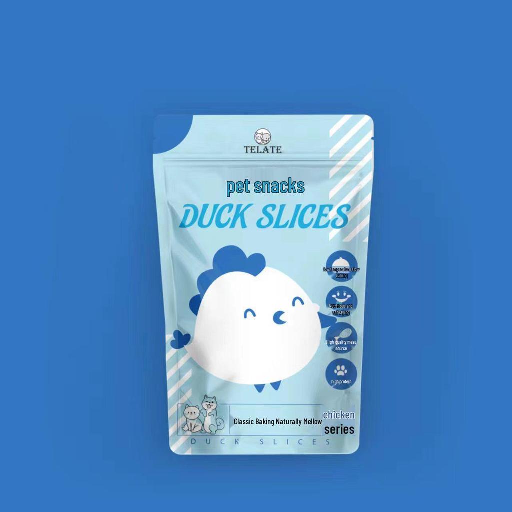 Pet Snacks: DOKAS Chicken/Duck Jerky for Pomeranian, Teddy, Bichon Frise Dogs - 250g