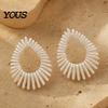 High-quality Craftsmanship Earrings 1 Pair Teardrop for Women, Chunky Stud Earrings, Special Occasion Gift Lightweight Drop Earring Jewelry