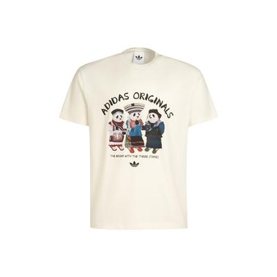 adidas Originals X Deng Zhuoyue Kollaboration Panda Lässig Bequemes Kurzarm T-Shirt Unisex Oberteile IB7061