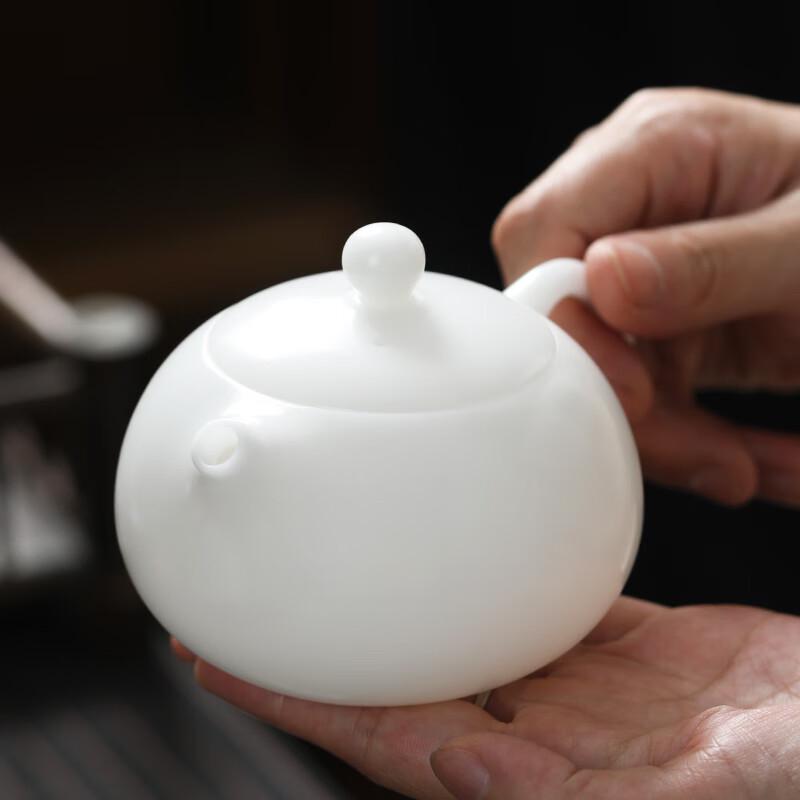 MULTIPOTENT Handcrafted White Porcelain Xishi Teapot