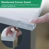 4Pcs Transparent Table Corner Covers Anticollision Babyproofing Furniture Corner Bumper Guards Durable Corner Stickers