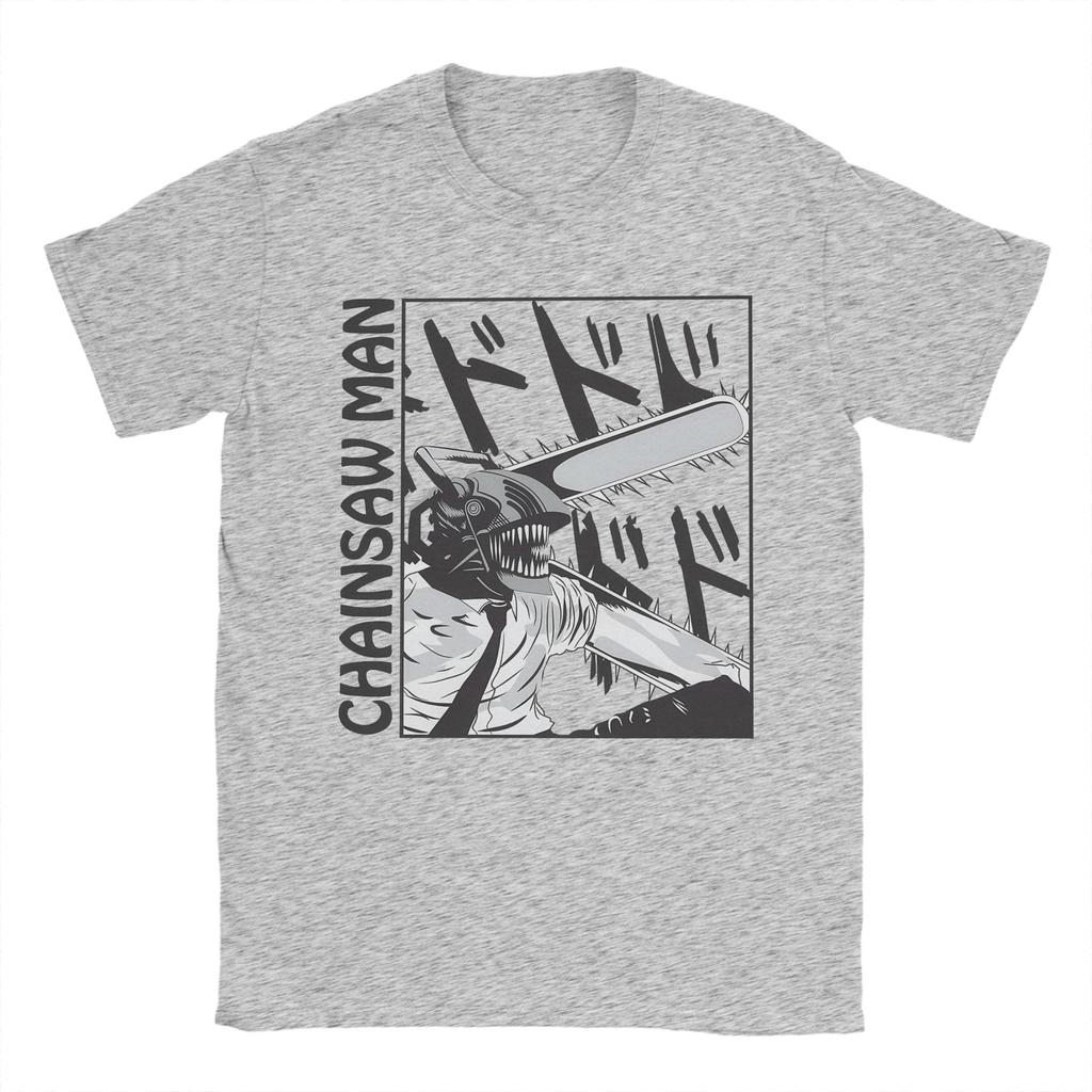 Mens TShirt Chainsaw Man Reze TShirts Hip Hop Anime Movie Summer Tee Shirt Vintage Casual Cotton Tops Gift Idea