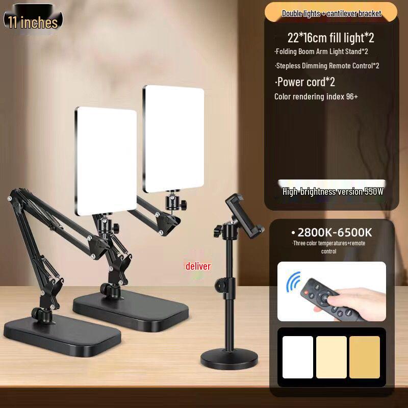 Professional Mobile Live Streaming Fill Light for Outdoor Video Shoots